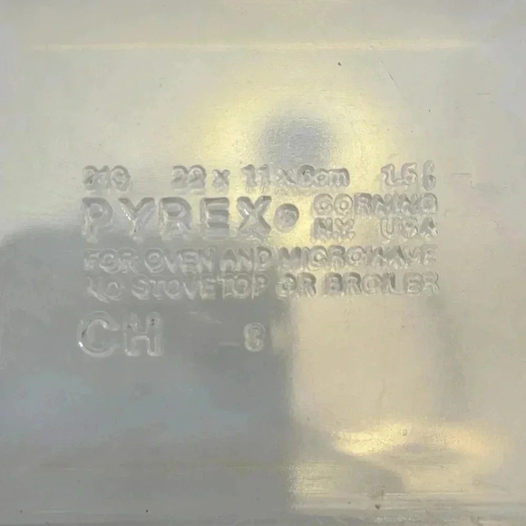 Pyrex 213-R Clear Glass Loaf Pans Bakeware Casserole Dishes Set of 2 - Picture 9 of 9